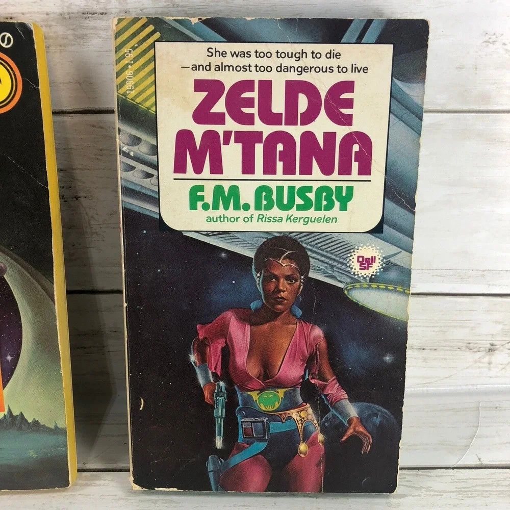F.M. Busby Sci-Fi Paperback Lot Rebels Seed Cage a Man Zelde MTana Vintage